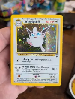 Pokemon TCG Wigglytuff Base Set 2 19/130 Holo NM - Image 1