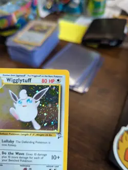 Pokemon TCG Wigglytuff Base Set 2 19/130 Holo NM - Image 2