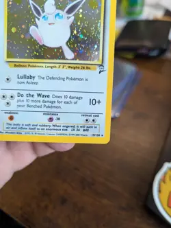 Pokemon TCG Wigglytuff Base Set 2 19/130 Holo NM - Image 3