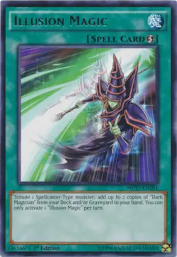 YUGIOH Illusion Magic TDIL-EN058 MP17-EN101 1st Edition RARE NM - Image 1