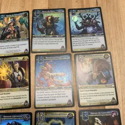 WoW TCG Icecrown 15 Unc Foil Hero Card Full Set World of Warcraft ScourgeWar NEW - Image 3