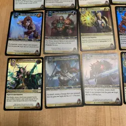 WoW TCG Icecrown 15 Unc Foil Hero Card Full Set World of Warcraft ScourgeWar NEW - Image 4