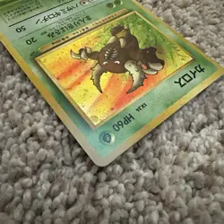 Pinsir Holo Japanese Vintage Pokemon Card No.127 1996 WotC Old Back Rare - Image 5