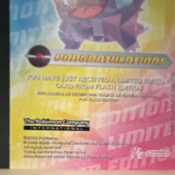 Pokemon Gengar 094 Flash Edition Limited Edition Foil Card 2024 - Image 5