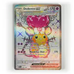 Pokemon - Dedenne ex - 239/193 - SV Paldea Evolved - Full Art Card - Image 1