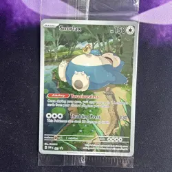 Snorlax SVP EN 051 Black Star Promo Scarlet & Violet Pokemon 151 Card - SEALED - Image 1