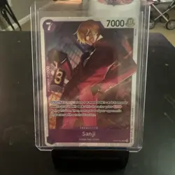 Sanji OP09-065 SR ONE PIECE Card Game NM Purple Reprint - Image 1
