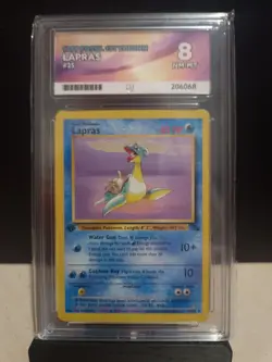 ACE 8 Lapras Fossil 25/62 1st Edition Pokemon Card Non Holo MINT - Image 1