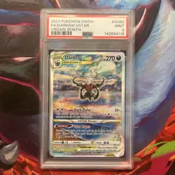 PSA 9 Darkrai VSTAR GG50/GG70 Galarian Gallery Crown Zenith Pokemon Card MINT - Image 1