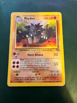 Rhydon #45/64 - MP - Jungle Pokemon Card - Image 1