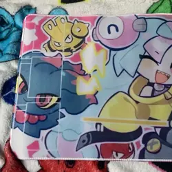 Iono Rubber Playmat Play Mat With Zones Outlines Tcg Trading Card Game Pokemon - Image 2
