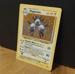 Pokemon TCG Magneton Base Set 9/102 Holo Rare 60HP Wizards 1999 Card - Image 2