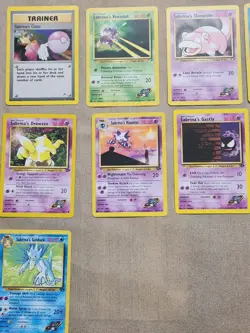 Pokemon Card Lot : GYM HEROES GYM CHALLENGE commons Card Lot. Sabrina See Photo - Image 3