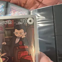 Pokemon TCG Destined Rivals Team Rockets Meowth Card 203/182 NM Condition - Image 2