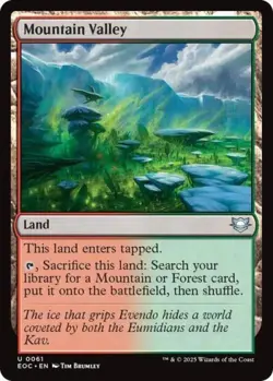 Mountain Valley - Near Mint MTG Commander: Edge of Eternities - Image 1