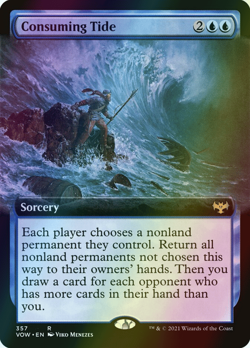 MTG Consuming Tide Extended Art Foil ** Innistrad: Crimson Vow ** English - Image 1