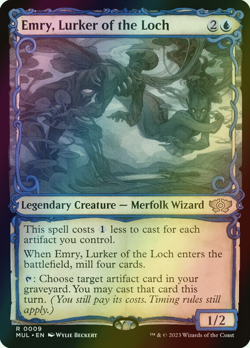 MTG Emry, Lurker of the Loch Showcase Foil ** Multiverse Legends ** English - Image 1