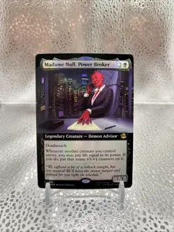 Madame Null, Power Broker (Extended Art Foil) Rare MTG Ninja Turtles - Image 1
