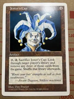 MTG Oversized Jester's Cap 6x9 Jumbo Magic the Gathering - Image 1