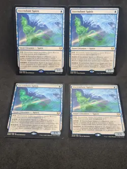 Ascendant Spirit X4 LP Kaldheim Magic the Gathering - Image 1