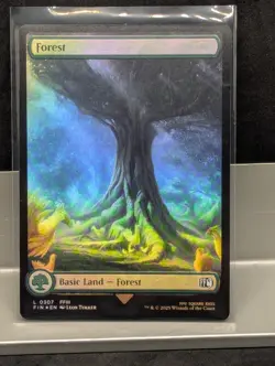 Forest 307 FULL ART FOIL X1 NM Final Fantasy MTG - Image 1