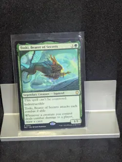 Toski, Bearer of Secrets LP X1 Bloomburrow Commander MTG - Image 1