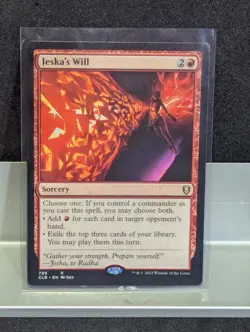 Jeska's Will X1 LP Commander Legends: Battle for Baldur's Gate MTG - Image 1