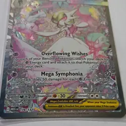 Pokemon Mega Gardevoir EX 178/132 Me01 Mega Evolution Holo Rare Card - Image 4