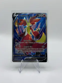 Delphox V - 173/196 - Pokemon Lost Origins Sword Shield Full Art Ultra Rare NM - Image 1