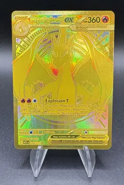 Pokemon TCG Mega Charizard Y Ex 294/217 Gold Ultra Rare Ascended Heroes NM/M Eng - Image 1