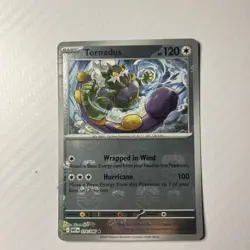 2025 Pokemon TCG SV White Flare 078/086 Tornadus MASTER BALL REVERSE HOLO - Image 1