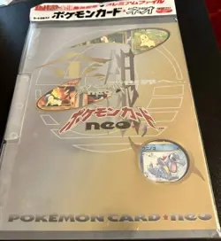 Japanese Pokemon Sealed NEO GENESIS Premium File FOLDER BINDER Purchased Japan - Image 1