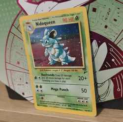 Pokemon TCG Nidoqueen Base Set 2 12/130 Holo Rare 90HP Card 2000 - Image 3