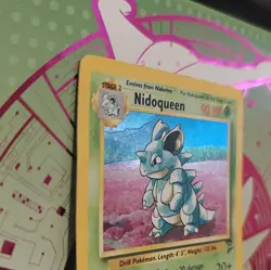Pokemon TCG Nidoqueen Base Set 2 12/130 Holo Rare 90HP Card 2000 - Image 4