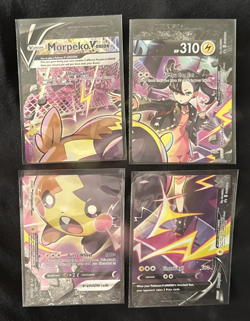 Morpeko V Union SWSH287-290 - Pokemon TCG: Crown Zenith - Full Art Cards MINT! - Image 1
