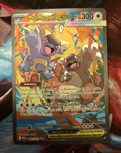 2025 Pokemon Mega Evolution Kangaskhan ex Special Illustration Rare #182/132 NM - Image 2