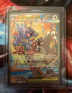2025 Pokemon Mega Evolution Kangaskhan ex Special Illustration Rare #182/132 NM - Image 4
