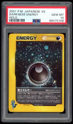 2001 PSA 10 Gem Mint Darkness Energy Holo VS Series Japanese Pokemon Card - Image 1