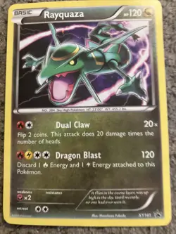 Pokemon TCG Rayquaza XY Black Star Promos XY141 - Image 1
