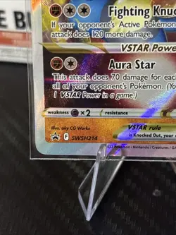 Pokemon TCG Lucario VSTAR SWSH214 Black Star Promos 2022 Mint Condition - Image 3