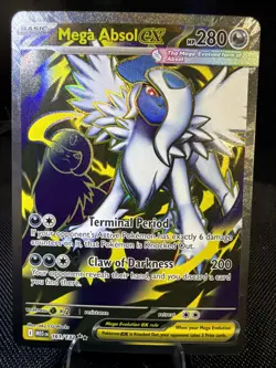 Pokemon TCG Mega Absol ex 161/132 Me01: Mega Evolution Holo - Image 1