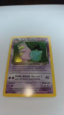 Pokemon Legendary Collection Dark Slowbro 8/110 Holo Rare WOTC LP 2002 - Image 2