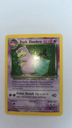 Pokemon Legendary Collection Dark Slowbro 8/110 Holo Rare WOTC LP 2002 - Image 3