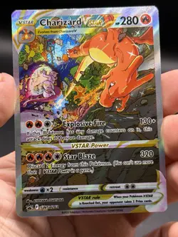 Pokemon TCG Charizard VStar SWSH262 Black Star Promo English NM - Image 3