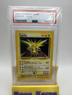 Zapdos Holo Pokemon Base Set PSA 5 1999 - Image 1