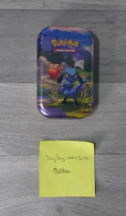 Pokemon TCG Mega Evolution Ascended Heroes Mini Tin Riolu Darumaka Sealed - Image 1