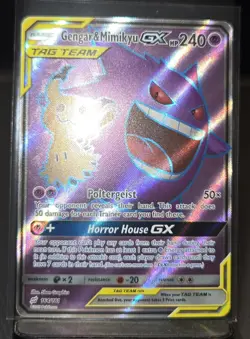 2019 Pokemon Sun & Moon Team Up Gengar & Mimikyu GX #164/181 - Image 2
