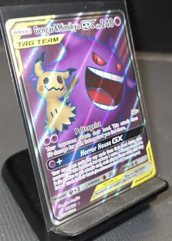 2019 Pokemon Sun & Moon Team Up Gengar & Mimikyu GX #164/181 - Image 3
