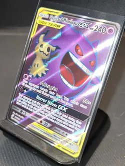 2019 Pokemon Sun & Moon Team Up Gengar & Mimikyu GX #164/181 - Image 4