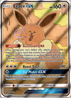 Pokemon TCG Eevee-GX SM233 SM Black Star Promos Holo NM - Image 1